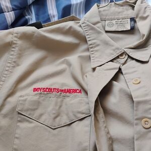 Boy Scouts of America Tan Women's Top